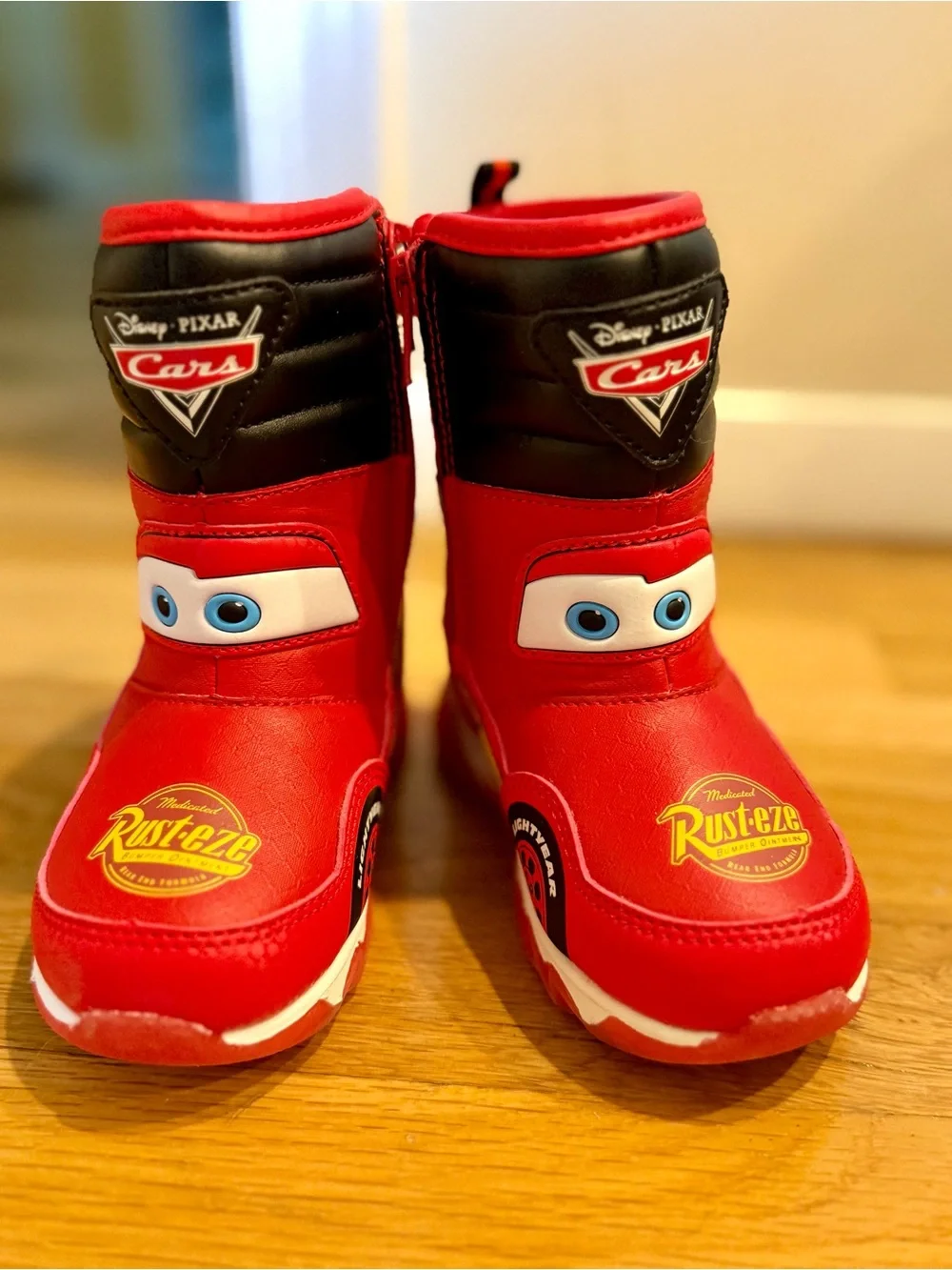 Lightning McQueen Light Up Winter Boots